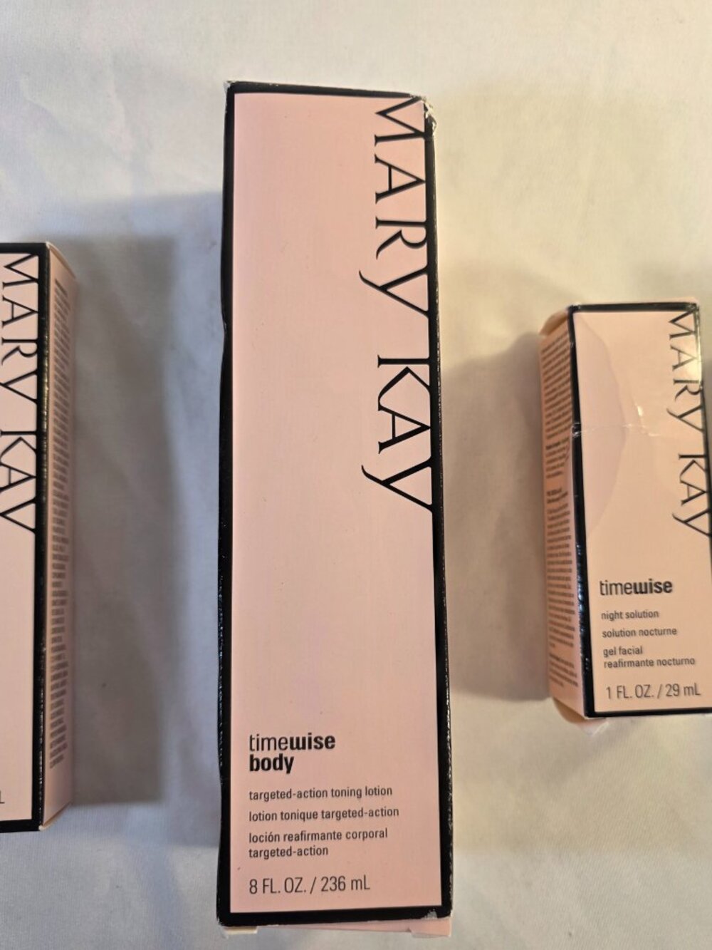 Mary Kay Timewise Lot of 4 Line Reducer Toning Lotion Day and Night Solution